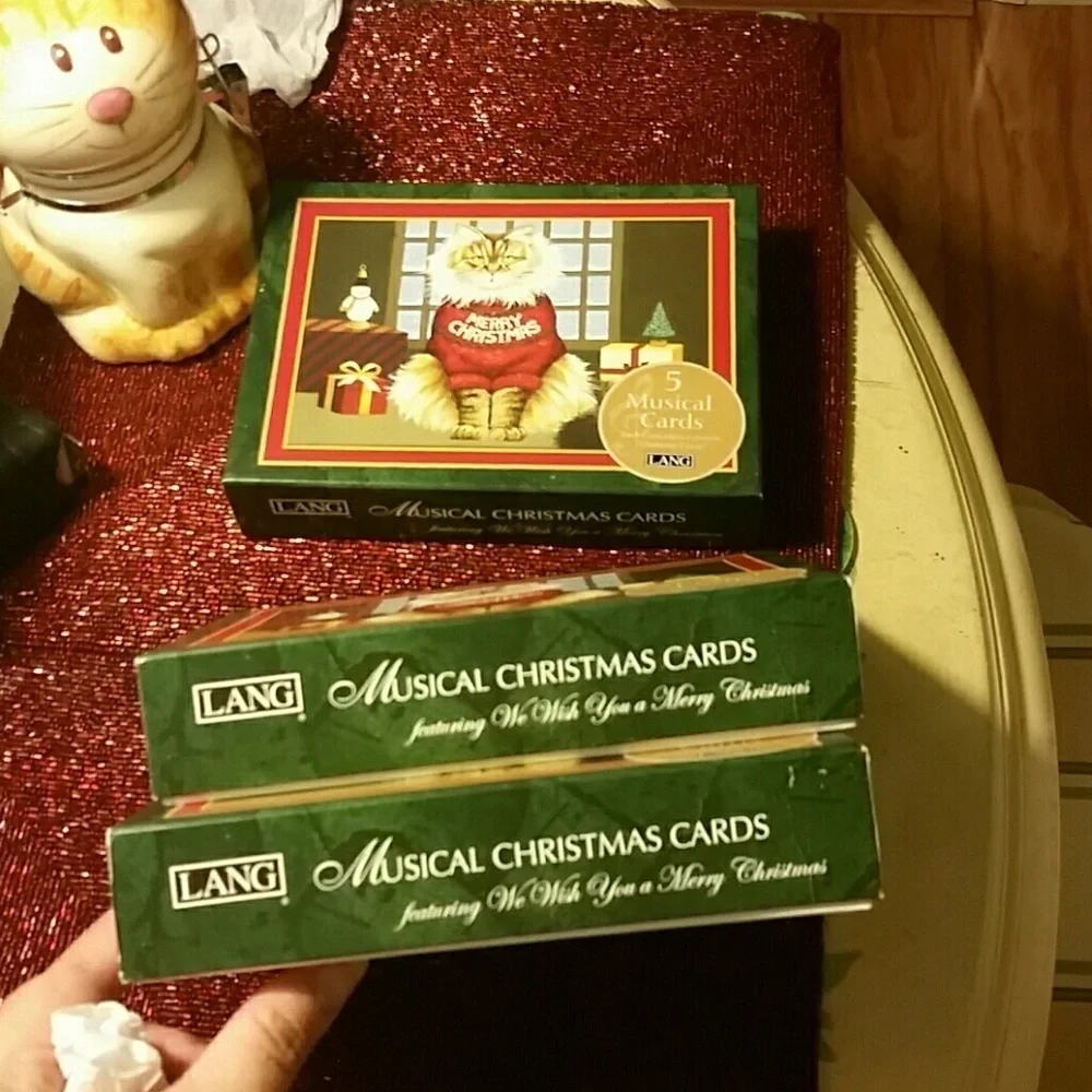 Christmas cat cards